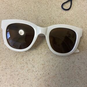J Crew Factory Stylish White Sunglasses- NEW